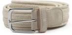 Profuomo Waxed Geweven Riem Ecru maat 95 Heren, Verzenden, Nieuw, Profuomo, Echt leder