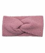 Haarband Twist Soft Teddy Roze, Nieuw