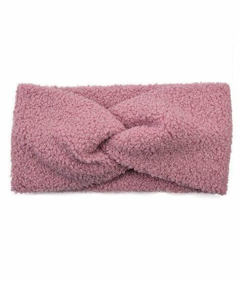 Haarband Twist Soft Teddy Roze, Sieraden, Tassen en Uiterlijk, Uiterlijk | Haarverzorging