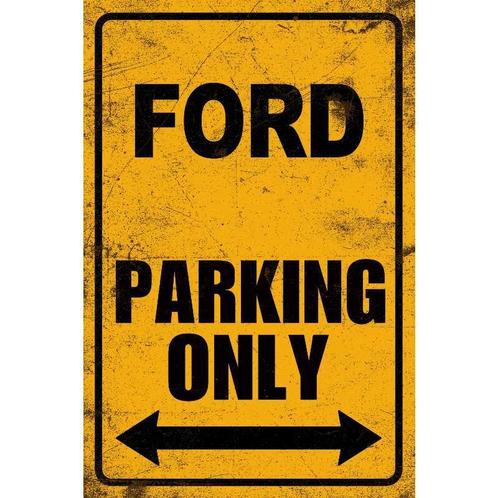 Ford Parking only Parkeerbord Wandbord Tekstbord Bord, Verzamelen, Automerken, Motoren en Formule 1, Auto's, Nieuw, Ophalen of Verzenden