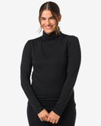 HEMA Dames thermoshirt met col zwart, Kleding | Dames, Verzenden, Nieuw