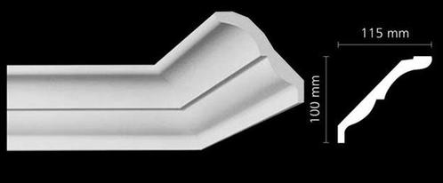Arstyl Z21 (100 x 115 mm), lengte 2 m, Doe-het-zelf en Verbouw, Plinten en Afwerking, Nieuw, Ophalen of Verzenden
