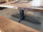 eiken boomstam tafeltop boomstamtafel boomstam eettafel, Ophalen, Nieuw, Industriel uniek op maat gemaakt eikenhouten robuuste tafels