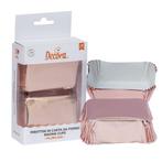 Mini Plumcake Bakvorm Rose Goud 80x50x32(h)mm 20 stuks, Verzenden, Nieuw