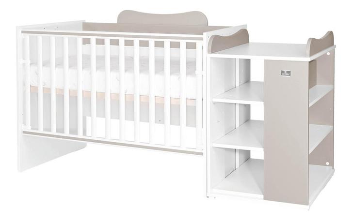 Lorelli Multi White/Beige 2-in-1 Bed en Commode 1015057, Kinderen en Baby's, Kinderkamer | Complete kinderkamers, Nieuw, Verzenden