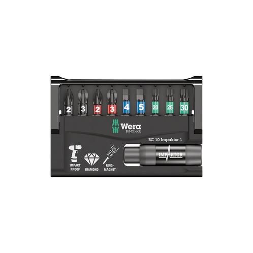 Bitset Bit-Check 10 Impaktor 1 Wera, Doe-het-zelf en Verbouw, Gereedschap | Handgereedschap, Nieuw, Verzenden