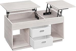 Salontafel - Liftblad en Laden - Havermout Beige, Huis en Inrichting, Tafels | Salontafels, Nieuw, Ophalen of Verzenden