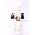 148 dames snowboard FIREFLY TWISTER, White/gold, CAMBER ( TO, Sport en Fitness, Snowboarden, Verzenden, Gebruikt