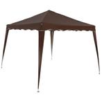 Vouwbare Partytent Capri 3x3m Donkerbruin (3x3 meter), Verzenden, Nieuw, 2 meter of meer, Partytent