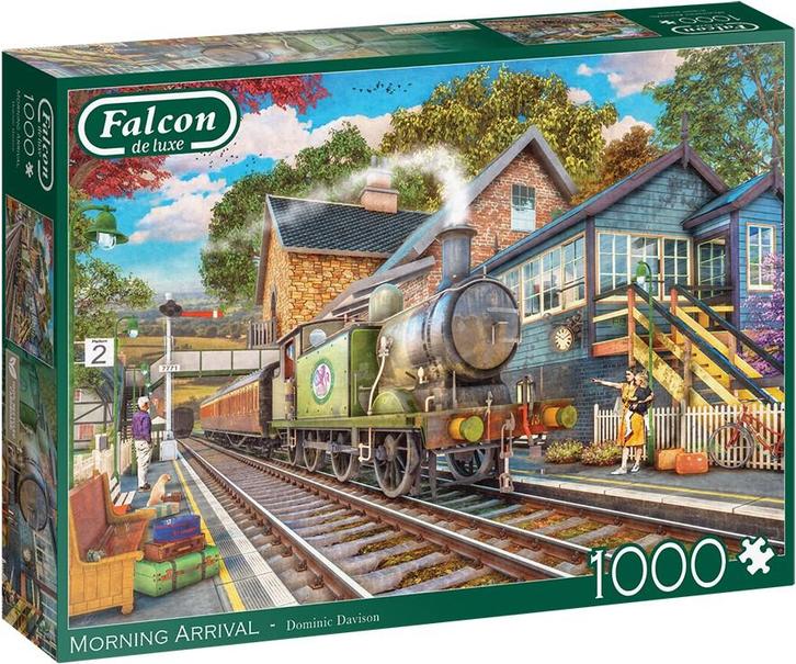 Morning Arrival Puzzel (1000 stukjes) | Falcon - Puzzels, Hobby en Vrije tijd, Denksport en Puzzels, Nieuw, Verzenden