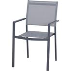 Siena Garden Leeds stapelbare tuinstoel - Antraciet, Tuin en Terras, Tuinstoelen, Ophalen of Verzenden, Nieuw