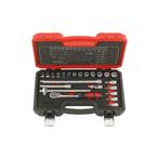 Steeksleutelset 3/8 23-delig FORMAT, Doe-het-zelf en Verbouw, Gereedschap | Handgereedschap, Verzenden, Nieuw