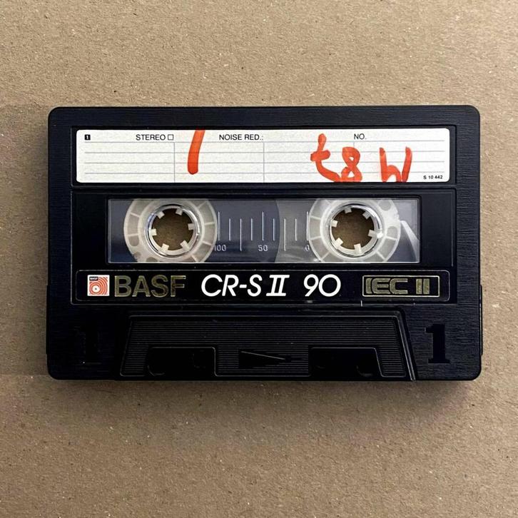 BASF 90 CR-S II onbespeeld gebruikt (Cassette band), Cd's en Dvd's, Cassettebandjes, Ophalen of Verzenden