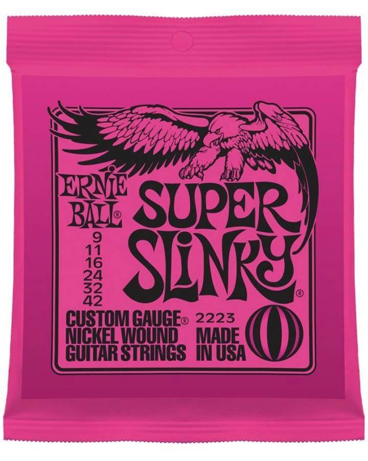 Ernie Ball 2223 Super Slinky elektrische gitaarsnaren .009, Muziek en Instrumenten, Instrumenten | Toebehoren, Verzenden