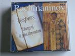 Rachmaninov - Vespers / Liturgy of st. John / Russian State, Cd's en Dvd's, Verzenden, Zo goed als nieuw