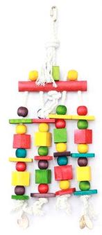 Happy Pet Speelgoed Block N Beads Papegaai, Dieren en Toebehoren, Verzenden, Nieuw