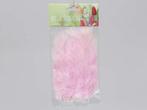 Actie veertjes fluffy +/- 15 cm. roze 24st veren, Ophalen of Verzenden, Nieuw