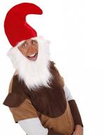 Kaboutermuts met baard en wenkbrauwen kind, Ophalen of Verzenden, Nieuw