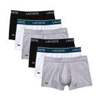 Lacoste 6-pack boxershorts - grijs/wit/zwart (multi)