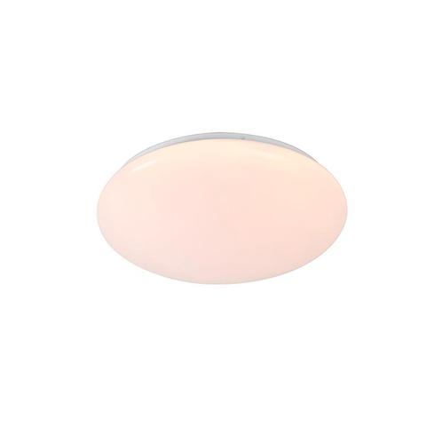 Plafondlamp wit 33 cm incl. LED en dimmer met, Huis en Inrichting, Lampen | Plafondlampen, Nieuw, Kunststof