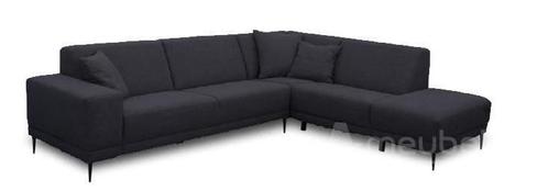 Hoekbank Mijdrecht - hoekbanken - Zwart, Huis en Inrichting, Banken | Sofa's en Chaises Longues, Nieuw, Leer