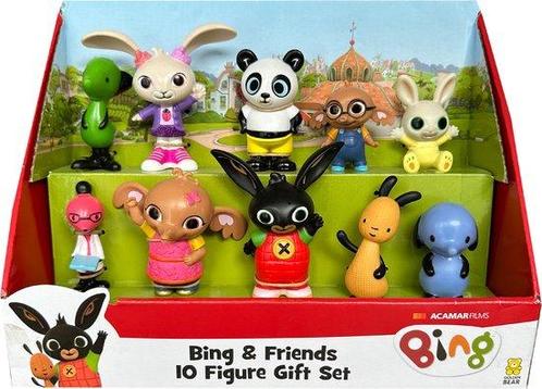 BING - Bing & Vrienden 10 Speelfiguren - Speelfigurenset, Kinderen en Baby's, Speelgoed | Overig, Verzenden