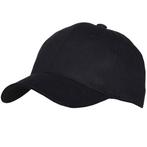 Baseballcap - Effen zwart - stretch 57cm-61cm NIEUW, Ophalen of Verzenden, Nieuw