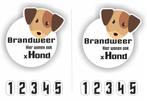 Brandweer er zijn ook honden aanwezig stickers (1431.76), Verzenden, Nieuw