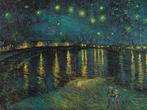 Kunstdruk Vincent Van Gogh - Notte stellata 80x60cm, Nieuw, Verzenden