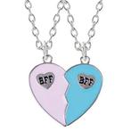 Fako Bijoux® - Vriendschapsketting - Hart - BFF - BFF, Nieuw, Verzenden