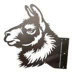 Tuindecoratie alpaca hek of schutting | 36.8 cm x 36.4 cm, Tuin en Terras, Verzenden, Nieuw