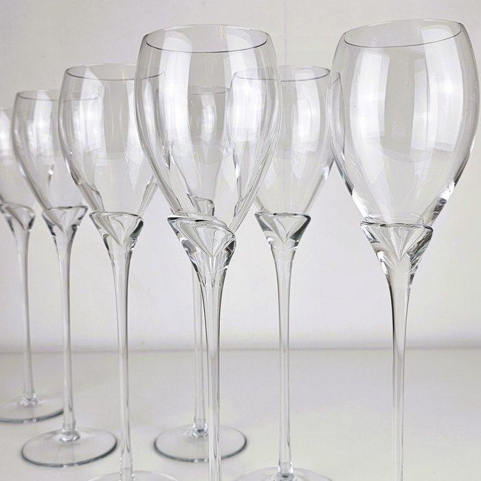 Drankservies (7) - Kristal - XL Tulp Glazen, Antiek en Kunst, Antiek | Meubels | Tafels