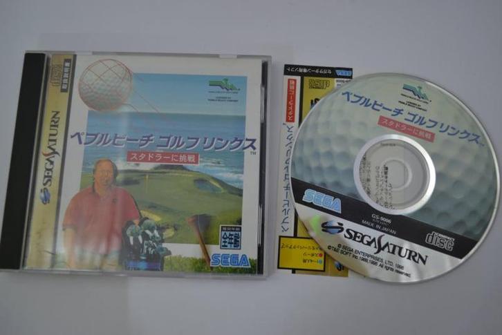 Pebble Beach Golf Links (SATURN JPN), Spelcomputers en Games, Games | Sega, Zo goed als nieuw, Verzenden