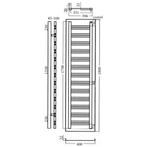 Designradiator Sanicare Square 1800 180x40 cm Mat Zwart, Doe-het-zelf en Verbouw, Verwarming en Radiatoren, Ophalen of Verzenden