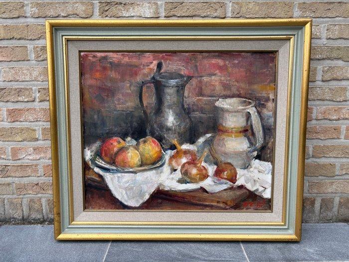 Georges Steel (1923-2010) - Stilleven, Antiek en Kunst, Kunst | Schilderijen | Klassiek