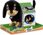 Animagic Waggles Knuffel Hond - Zwart - Interactieve Knuffel, Ophalen of Verzenden, Zo goed als nieuw