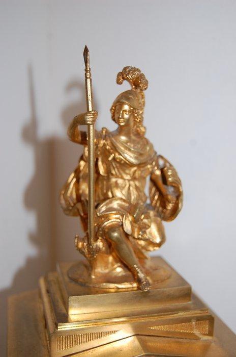 Pendule - - Verguld brons - 1850-1900, Antiek en Kunst, Antiek | Klokken