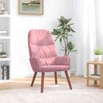 vidaXL Relaxstoel fluweel roze, Huis en Inrichting, Fauteuils, Verzenden, Nieuw