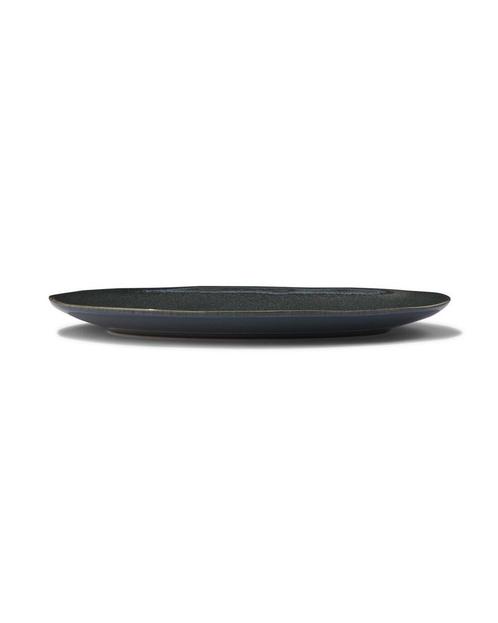 HEMA Ovale schaal 30cm Porto reactief glazuur zwart, Huis en Inrichting, Keuken | Keukenbenodigdheden, Nieuw, Verzenden