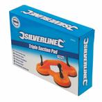 Silverline driedubbele glasdrager - kunststof en rubber -..., Auto diversen, Autogereedschap, Ophalen of Verzenden, Nieuw