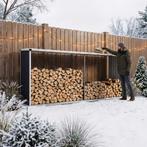 [casa.pro] Stalen brandhout rek Kalmar houtopslag 352x80x152, Verzenden