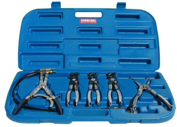 Slangklem tang set 5 dlg, Auto diversen, Autogereedschap, Nieuw, Ophalen of Verzenden