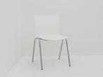 Kantinestoel Ahrend 463 - wit - 4-poot chroom, Huis en Inrichting, Stoelen, Ophalen of Verzenden, Gebruikt