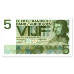 5 Gulden Vondel 1966 UNC, Verzenden