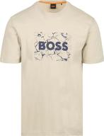 BOSS T-shirt Logo Beige maat XXL Heren, BOSS, Verzenden, Beige, Nieuw