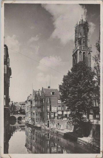 UTRECHT - Oude Gracht Domtoren, Verzamelen, Ansichtkaarten | Nederland, Verzenden