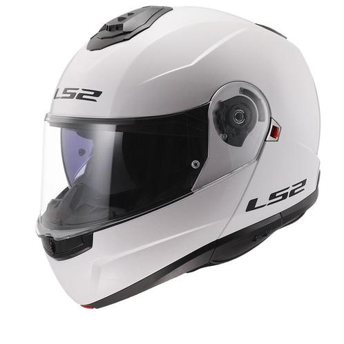 LS2 FF908 Strobe II Gloss Wit 06 Systeemhelm, Motoren, Kleding | Motorhelmen, Systeemhelm, Heren, 3XL of groter, Nieuw met kaartje