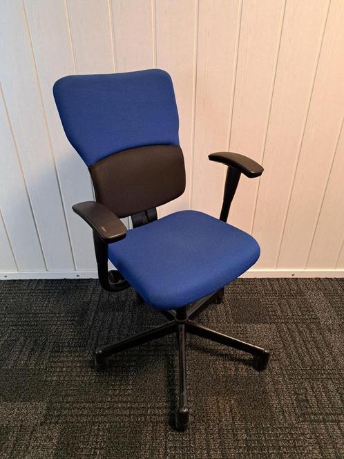 Bureaustoel Steelcase, Blauw, Gebruikt, Zakelijke goederen, Kantoor en Winkelinrichting | Kantoormeubilair en Inrichting, Gebruikt