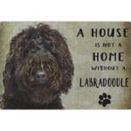 Wandbord - A House Is Not A Home Without A Labradoodle