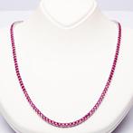 Zonder Minimumprijs - Halsketting Zilver - 12.00ct. tw., Sieraden, Tassen en Uiterlijk, Nieuw